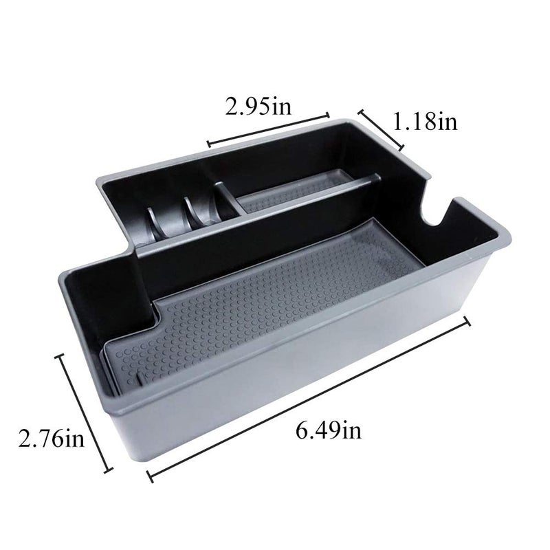 Vesul Center Console Armrest Storage Box Compatible with Mitsubishi Outlander Sport 2012 2013 2014 2015 2016 2017 2018 2019 2020 2021 ABS Tray Insert Organizer Glove Pallet - Image 5